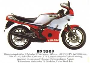 YAMAHA RD350LC(1WX)86-90 SPECS