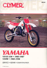 Werkplaatsboek Clymer Yamaha YZ125/YZ490