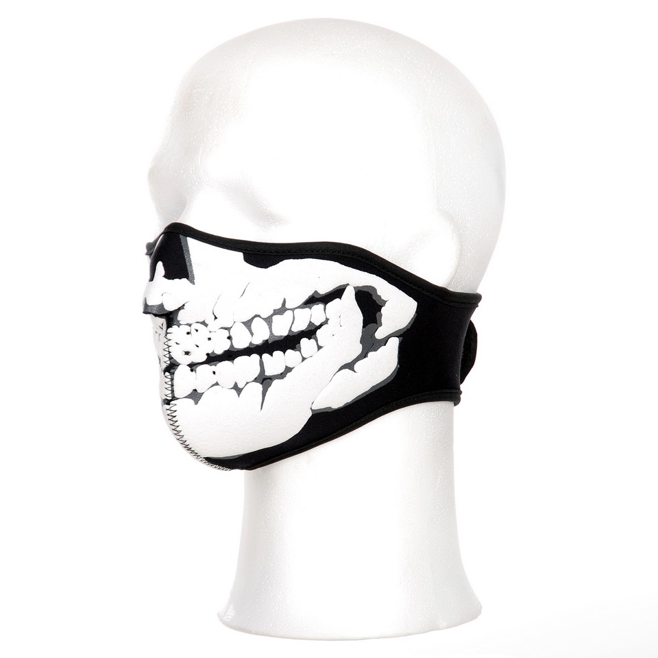 Gezichts Masker Neopreen Skull 3D