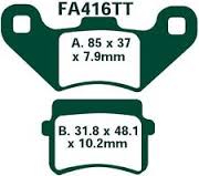 EBC REMBLOK SET ORGANISCH FA416TT EBC REMBLOK SET ORGANISCH FA416TT