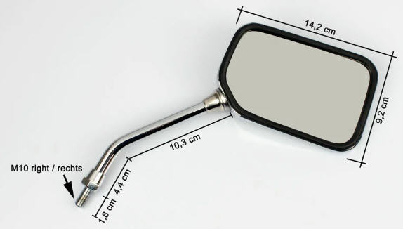 SPIEGEL LINKS HONDA CBF 88220-MBZ-K00 SPIEGEL LINKS HONDA CBF 88220-MBZ-K00