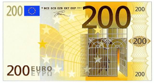 Bij Bestelling 200 EURO