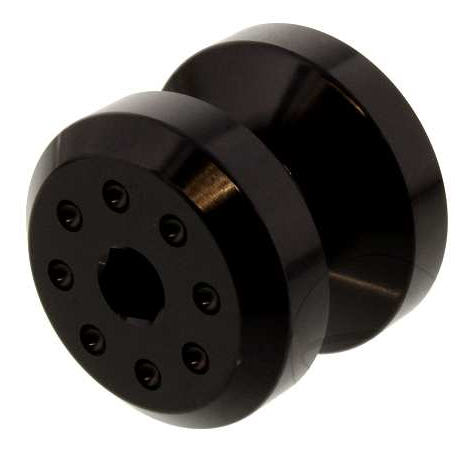Bobbins alu M6 x 1.00 Zwart set van twee Bobbins alu M6 x 1.00 Zwart set van twee